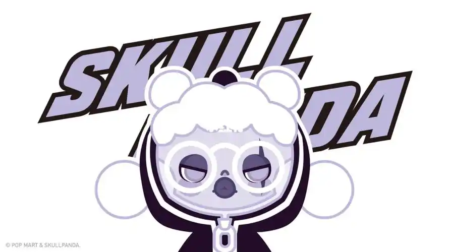 壁纸贴93|skullpanda熊喵热潮系列电脑壁纸_壁纸_skullpanda_pop