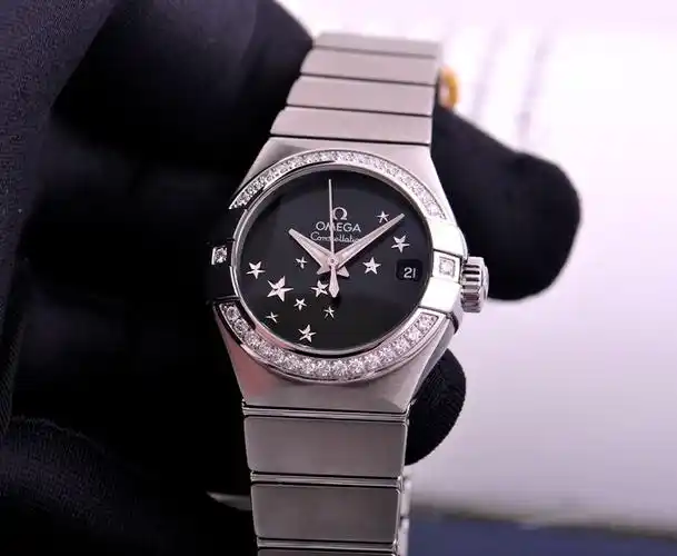 omega 欧米茄星座 镶钻款 123.15.27.20.01.001 星座自动机械女表