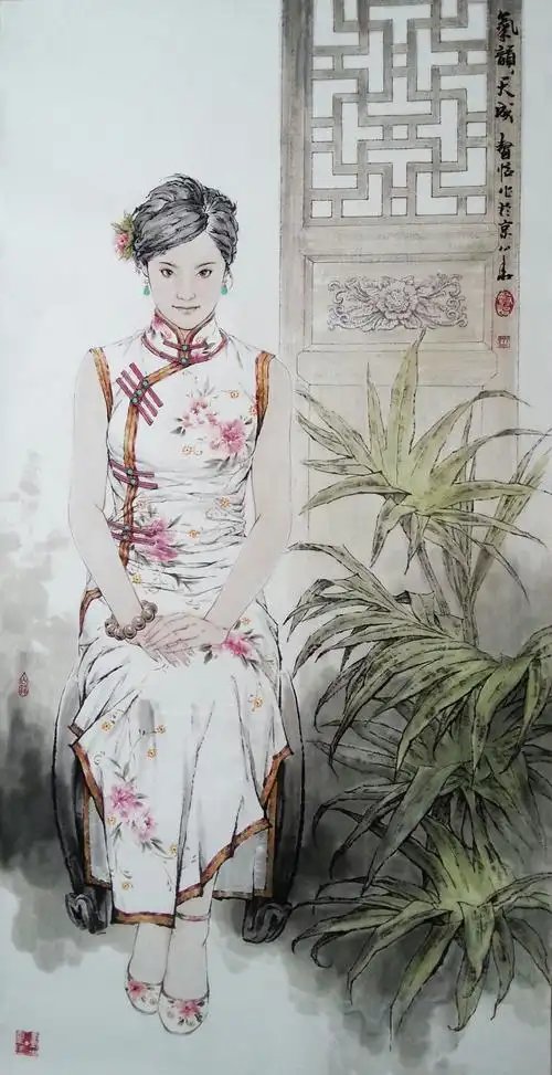 欣赏| 齐声怡的水墨人物画26图 太精彩