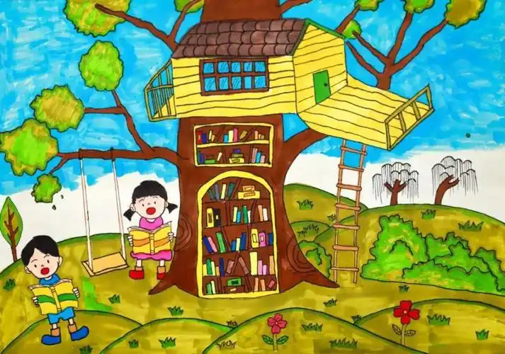 我的书屋我的梦迎六一①年度优秀征文及绘画作品赏析