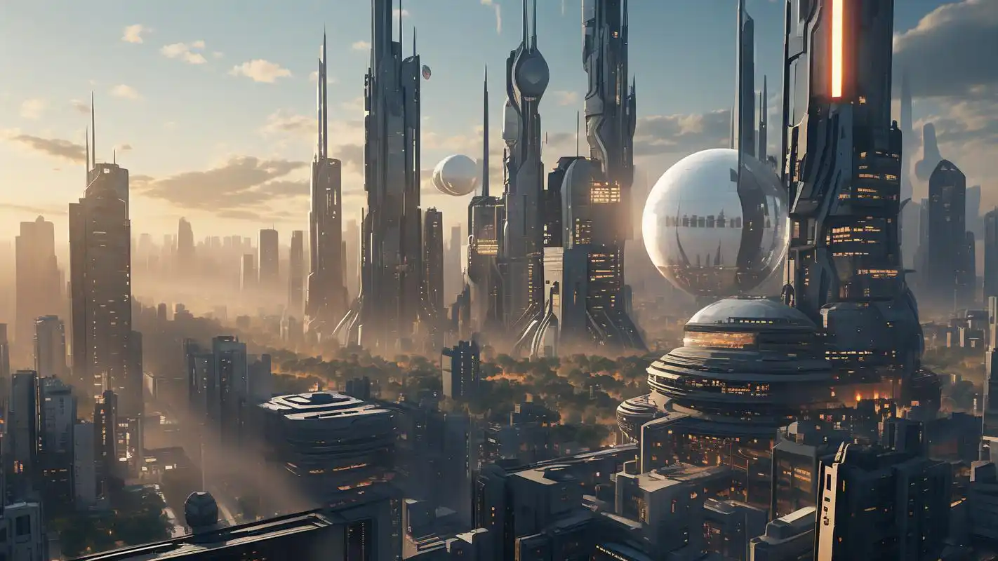 仿佛置身于科幻电影中,每一帧都散发着高科技的光芒