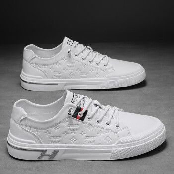 苏奈雪男鞋春季新款时尚休闲板鞋男潮流百搭运动鞋男士小白鞋子男白色