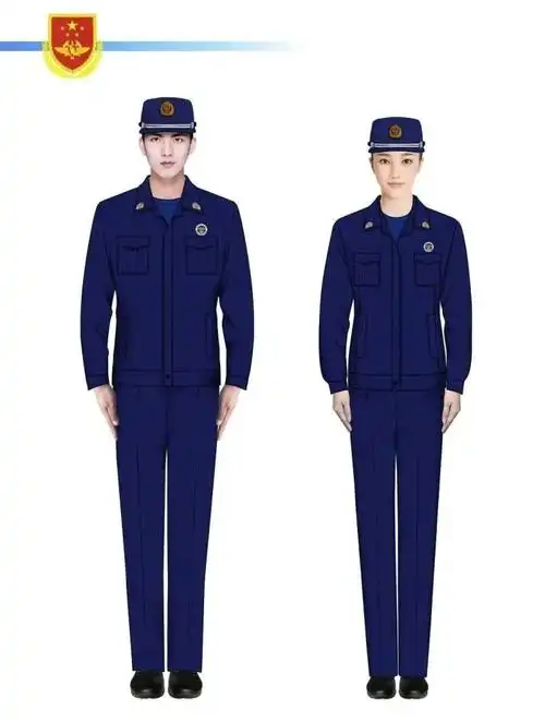 专职消防员备勤服系列服装穿着规范
