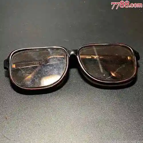 七八十年代老水晶眼镜