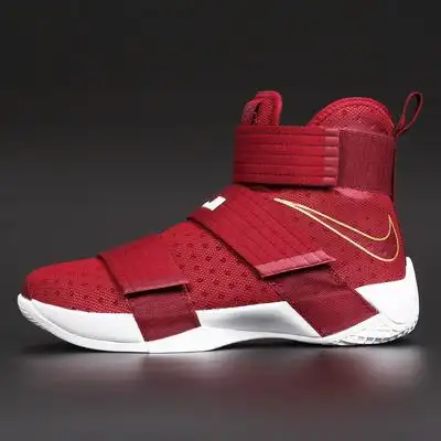 nike耐克正品zoom詹姆斯士兵10代战靴使节9气垫运动篮球鞋844375