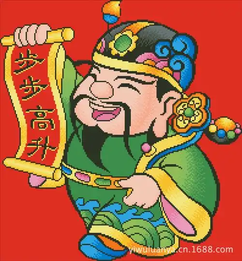 特价树脂方钻5d钻石画厂家钻石十字绣唐唐步步高升混批