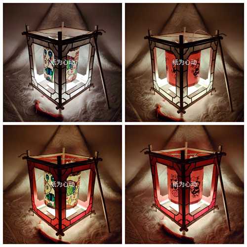 走马灯手工热能旋转灯笼跑马灯涂鸦剪纸亲子diy材料包科学小制作