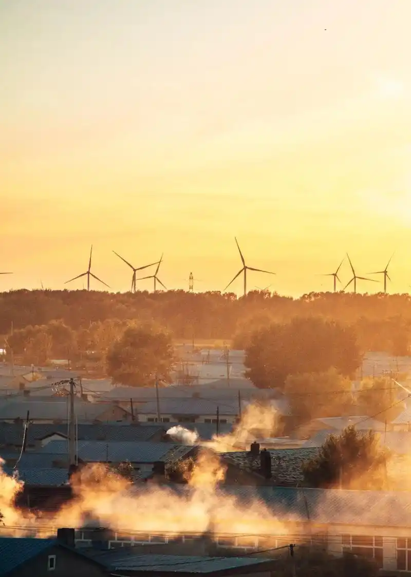 你喜欢的人来看,大荒,炊烟和夕阳#带你看风景 #摄影 - 抖音