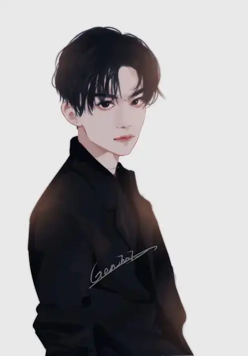 易烊千玺q版手绘