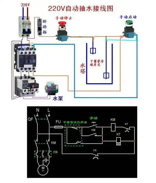 交流接触器和伏球怎么接