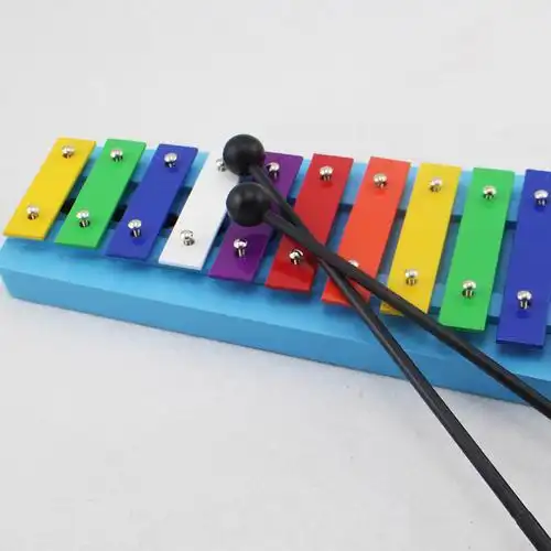 奥尔夫乐器幼儿园音乐玩具教具音箱箱式铝板琴敲打击乐器