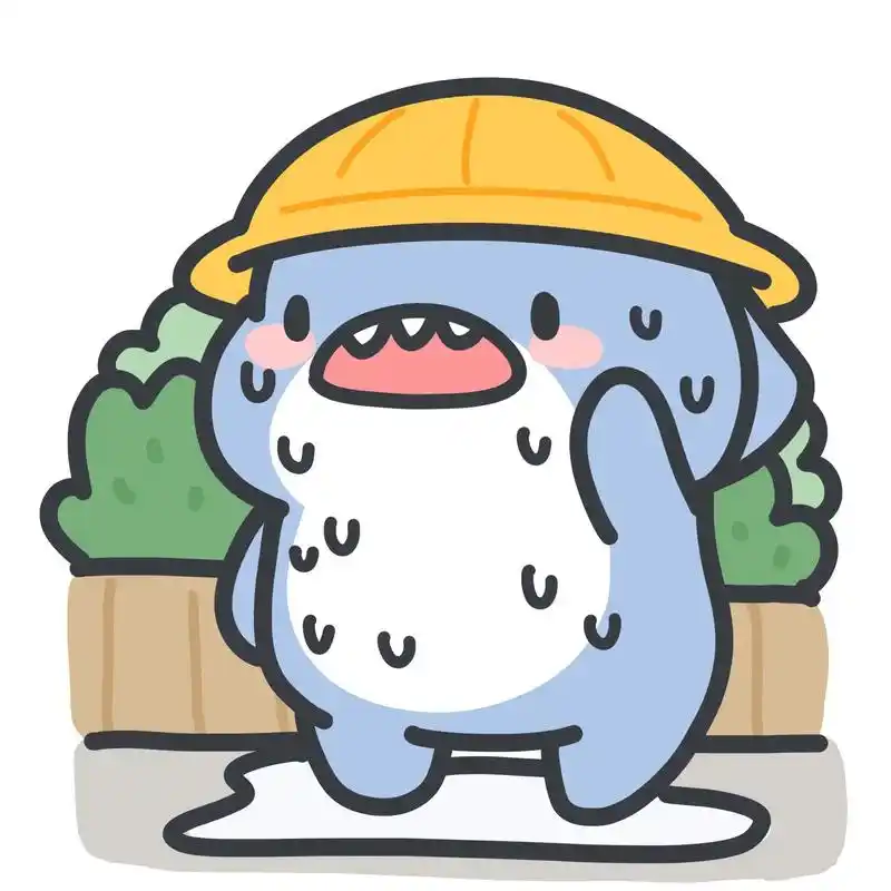 鲨鱼宝宝 #朋友圈背景图 #可爱头像 是不是像极了夏天的你 - 抖音