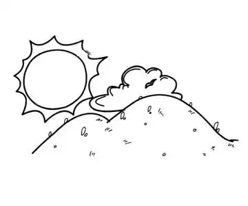 海浪简笔画图片