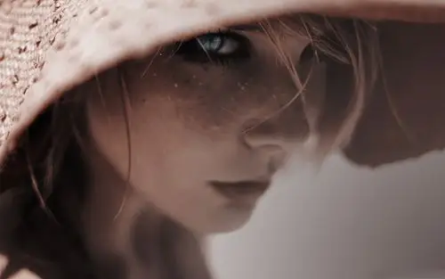 黑暗系女孩忧郁心情电脑桌面壁纸下载