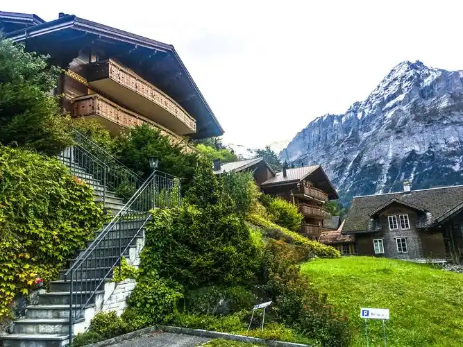 印象欧洲 ⑩ 瑞士·格林德瓦小镇 菲斯特雪山