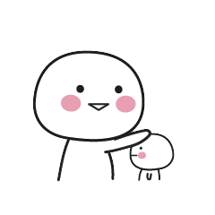 简笔画小人摸头