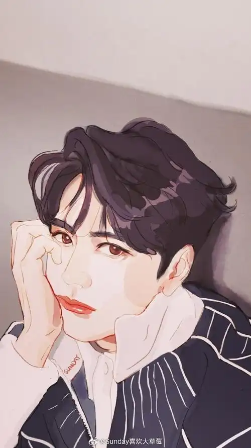 王嘉尔超话#爱豆手绘大赛#我来参赛啦～喜欢他什么呢?