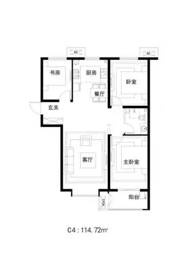 出售三室两厅一卫