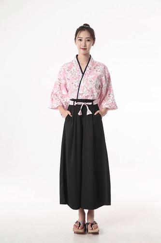 樱花服务员和服工装迎宾服日式日本餐厅服务生服装日料店女工作装