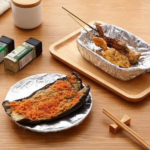 厨房烤箱烧烤锡纸铝箔烤肉纸烧烤纸吸油纸烘焙纸油纸锡箔纸烤盘纸