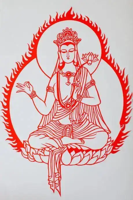 民间剪纸佛 手工剪纸图片大全简单-蒲城教育文学网