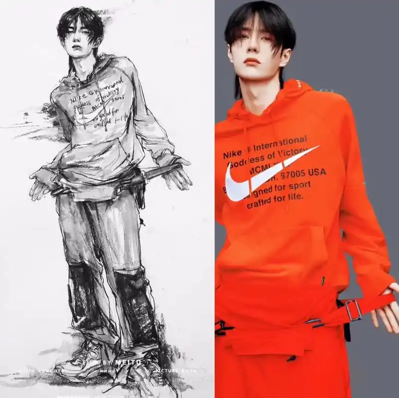 下一张画谁呢?#速写 #画画#美术生 #王一博 - 抖音