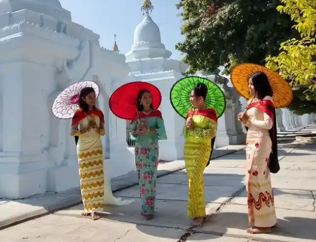 为啥缅甸姑娘爱穿"筒裙"?这三个原因很重要!