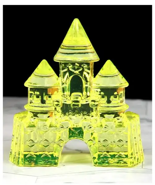 厂家直供透明亚克力城堡仿水晶城堡3d卡通儿童玩具摆件小礼物饰品