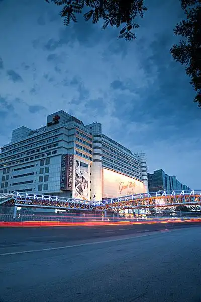 北京西单商业街