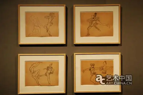 国家大剧院展200件叶浅予陈丹青表演速写真迹