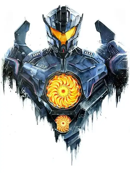 手绘-《环太平洋2》-复仇流浪者