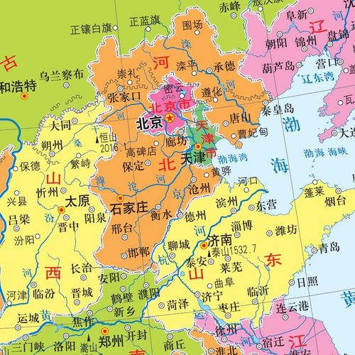 【可选】中国地图地形历史大事年表全图桌面地图【塑料材质】中小学生