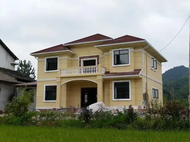 600平复古风格老式房屋外观效果图