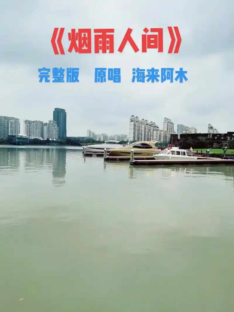 《烟雨人间》完整版  原唱#海来阿木#等到天边月亮入睡#情感 - 抖音