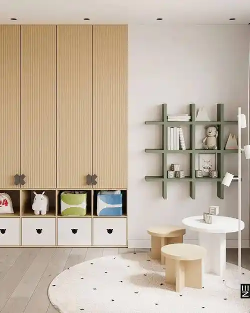 儿童房定制衣柜,让收纳美感两不误!_全屋_空间_的设计