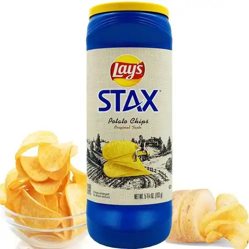 薯片进口办公零食_墨西哥进口 乐事无限原味桶装薯片163g办公聚餐休闲