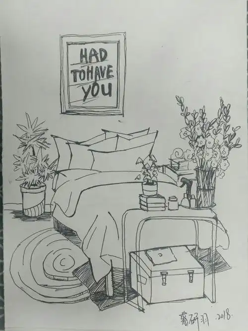 4.6丹尼斯校区学院素描班周日下午班《室内速写》