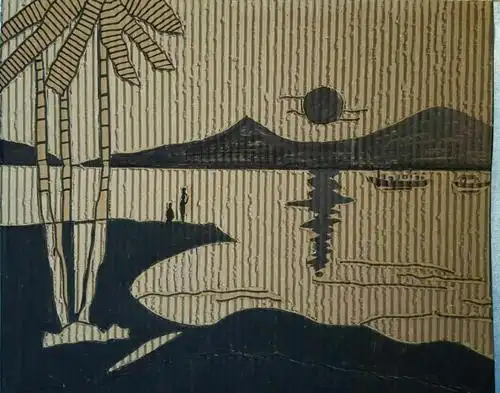 作者姓名:曾小玉作品类别:纸箱画作品名称:马作者姓名:邱瑞贤作品类别