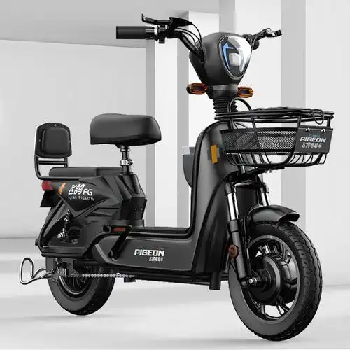 飞鸽电动车小型车新国标电动车自行车男女代步电瓶车亲子锂电单车