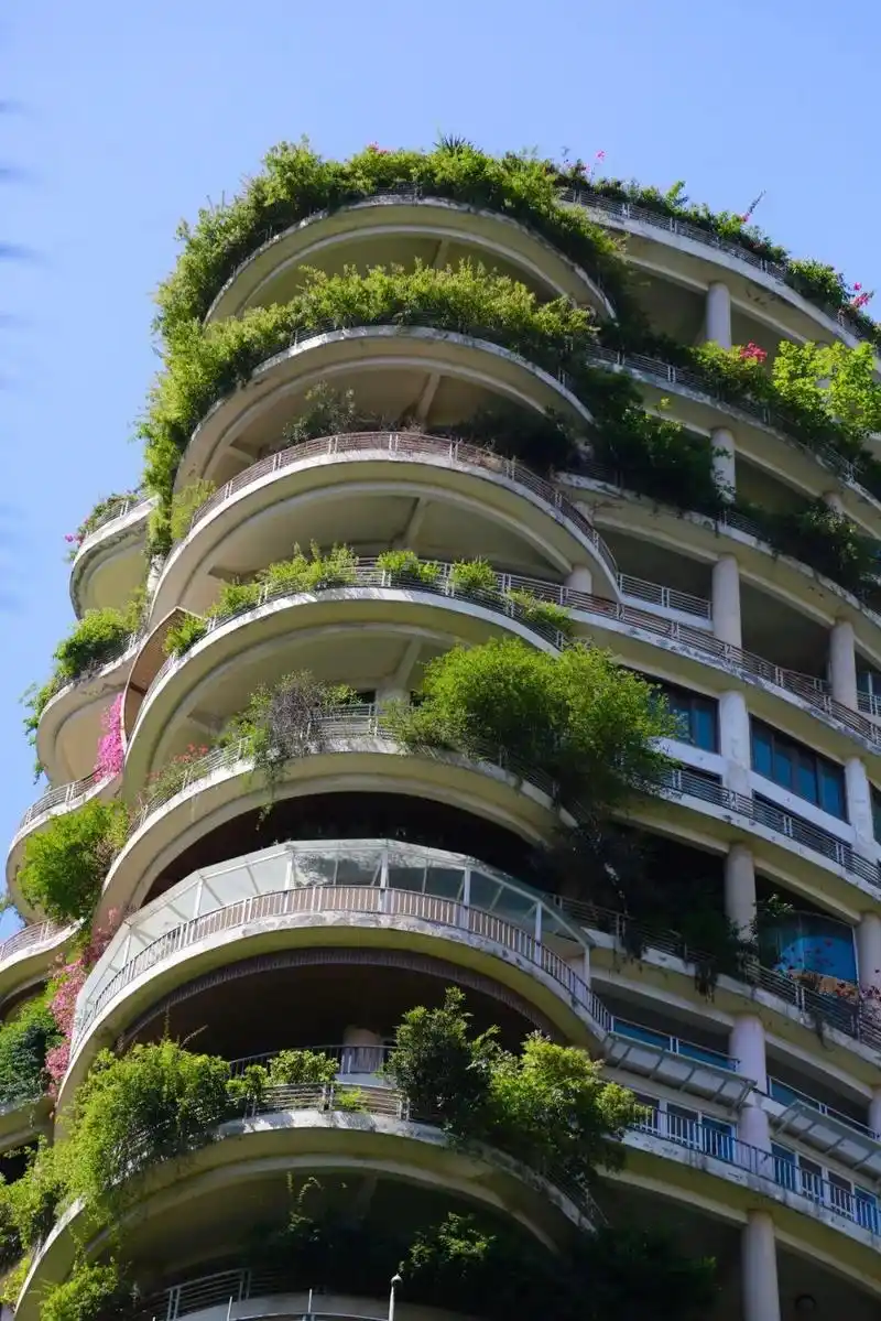 未来的房子一半水泥一半森林你想住吗