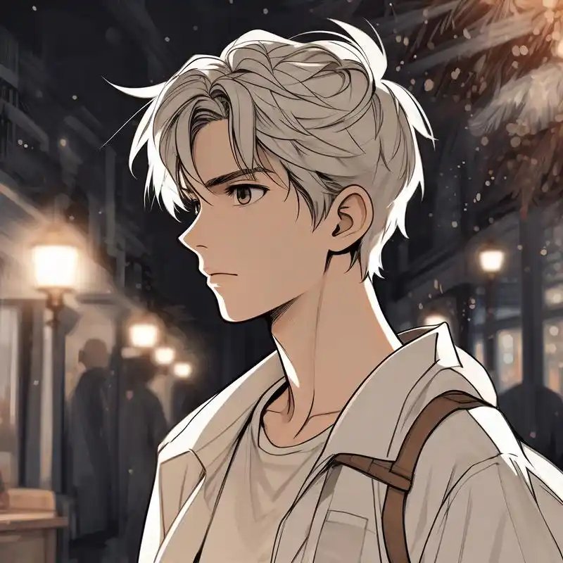 96线稿动漫男生头像大赏90