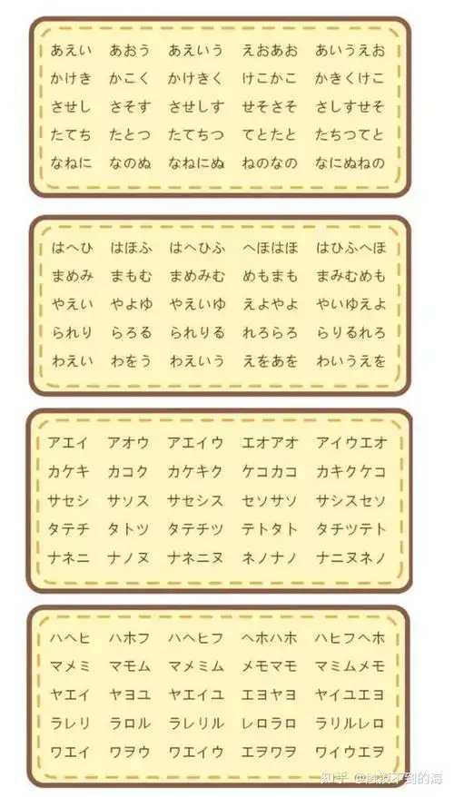 五十音如何巧记日语入门常见问题