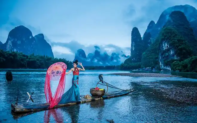 桂林漓江人像主题摄影活动漓江第八组作业摄影图片人像