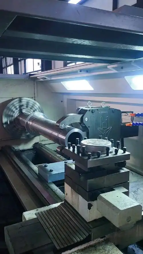 液压中心架#液压跟刀架#数控车床加工-度小视