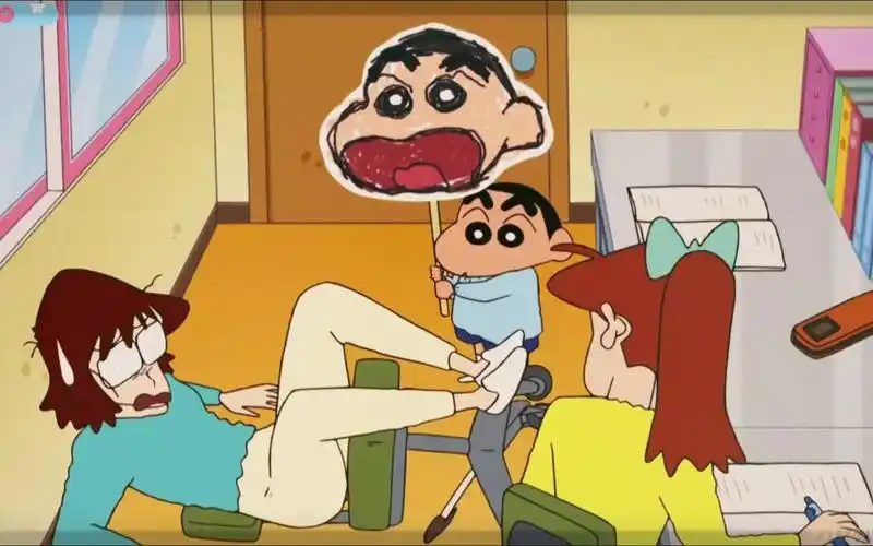 【蜡笔小新第九季台配 】让上尾老师心跳加速哦 1