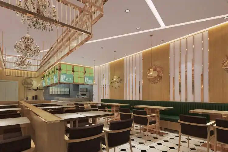 粤冰室 港式茶餐厅 简约高品质 轻奢港风 餐饮设计