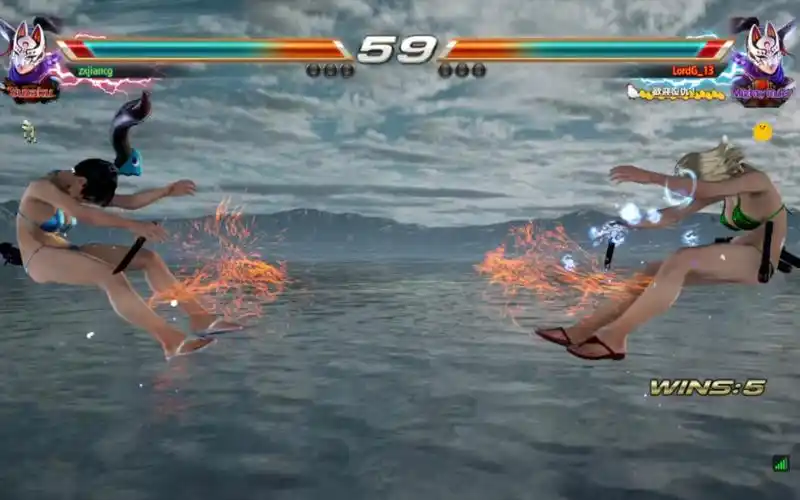 (铁拳7)州光vs州光!泳装秀好像打出生或死的味道