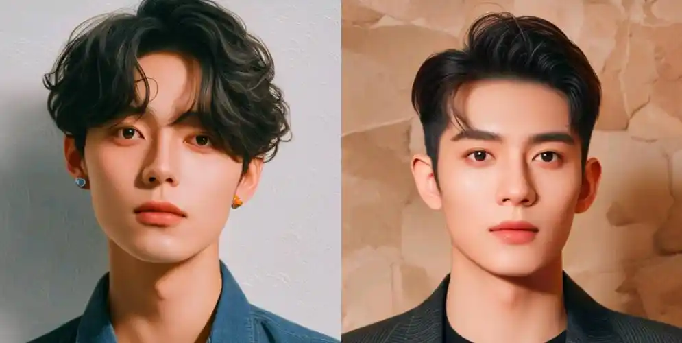 王一博肖战的分头发型有多帅?