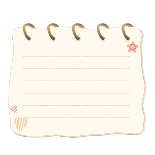 卡通可爱便签笔记手账本子