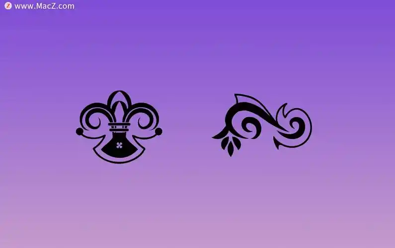 欧式经典印花图案饰品ps形状